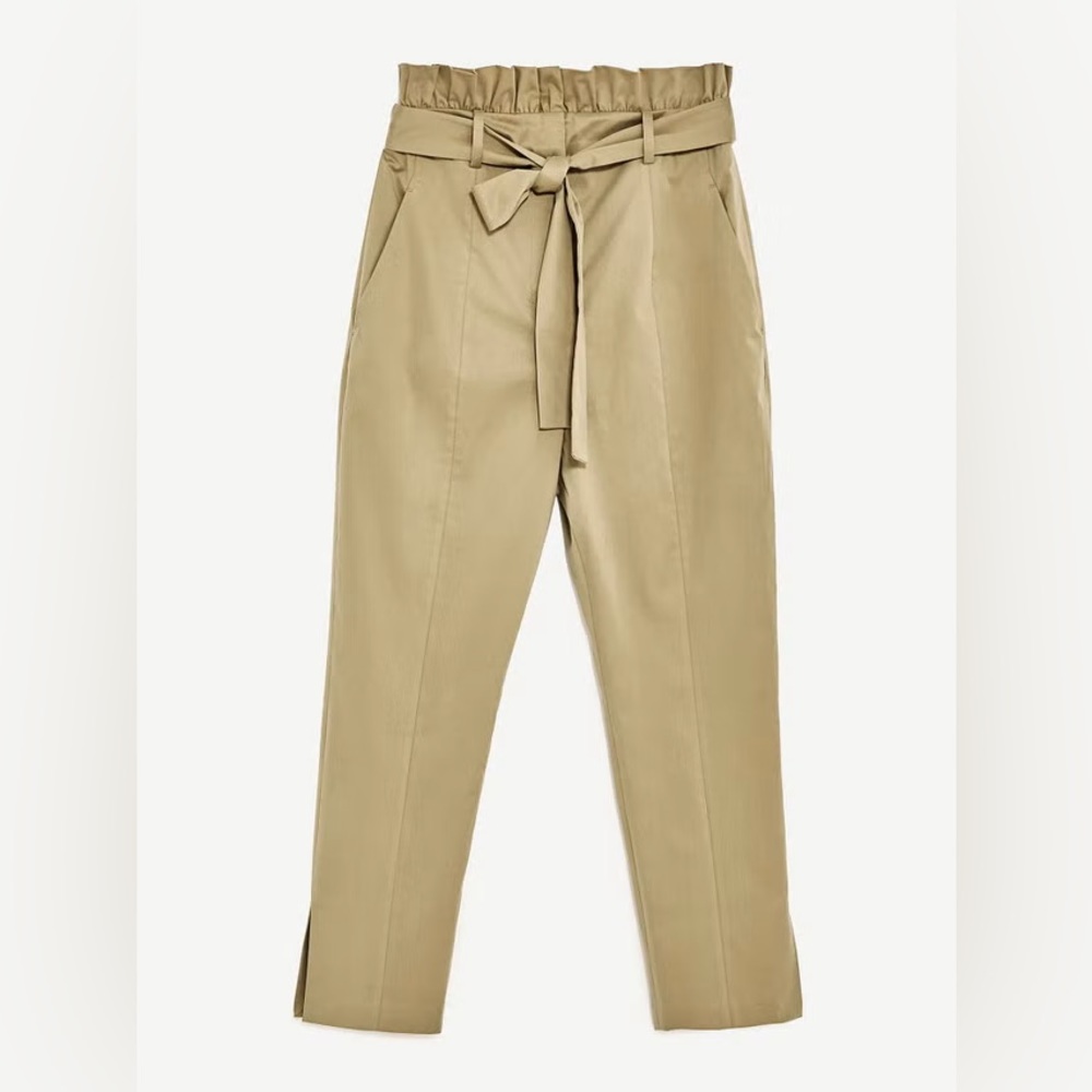 Zara paperwaist pants